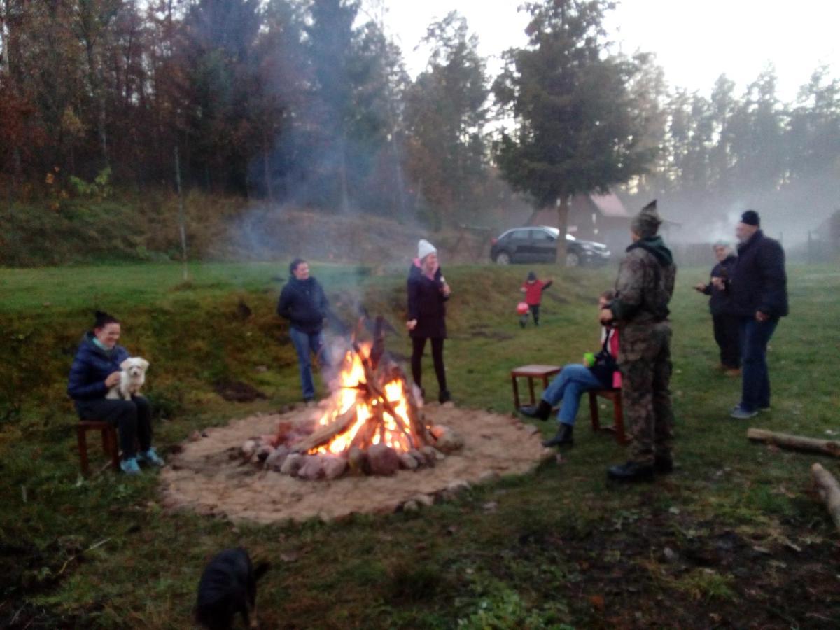 Domki Wczasowe Mazury - Ferienhaus Masuren - Do 12 Osob - Idealny Dla Grup Dluzek Buitenkant foto